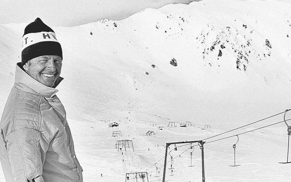 Willi Huber at Mt Hutt Ski Area. Photo: Evening Post