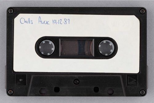 The Chills tape with date on.