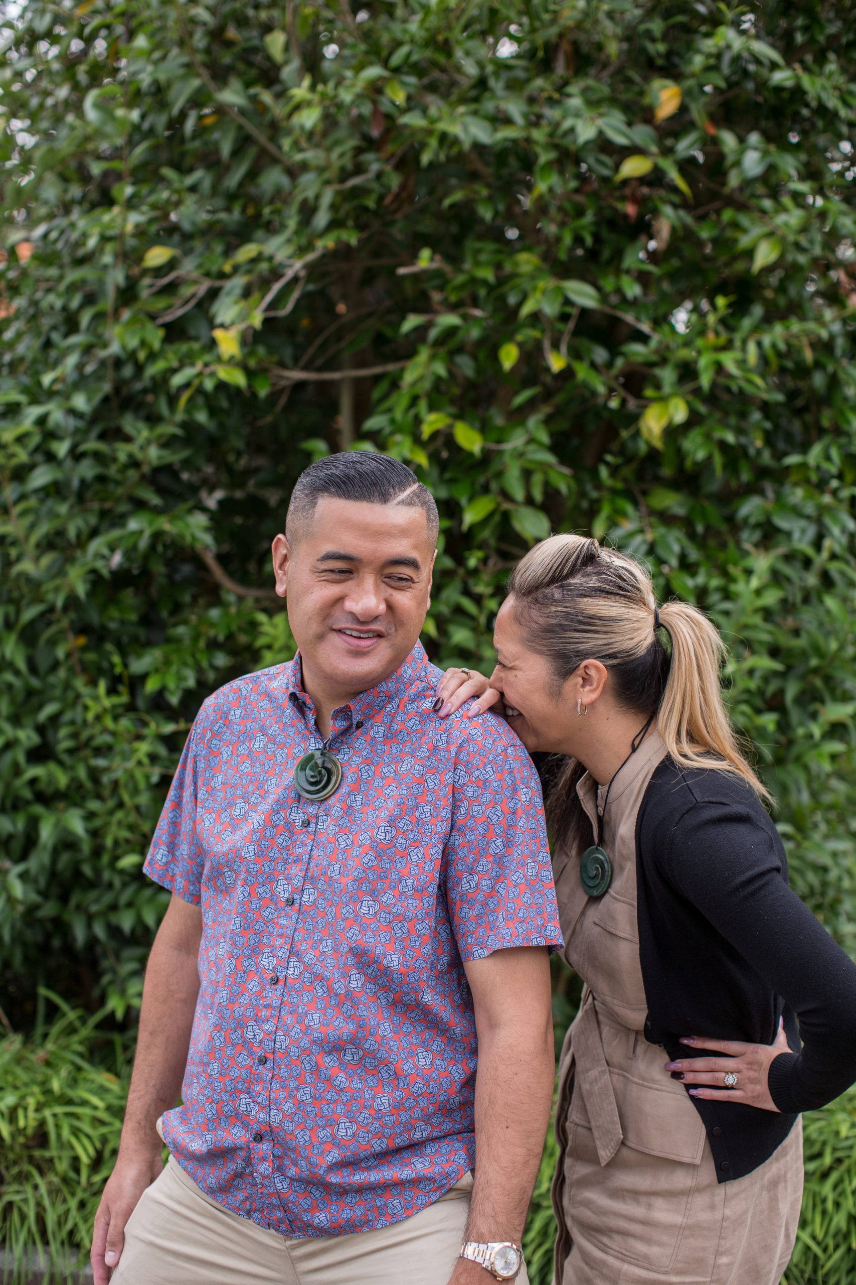 Kaiora and Francis Tipene at their home.