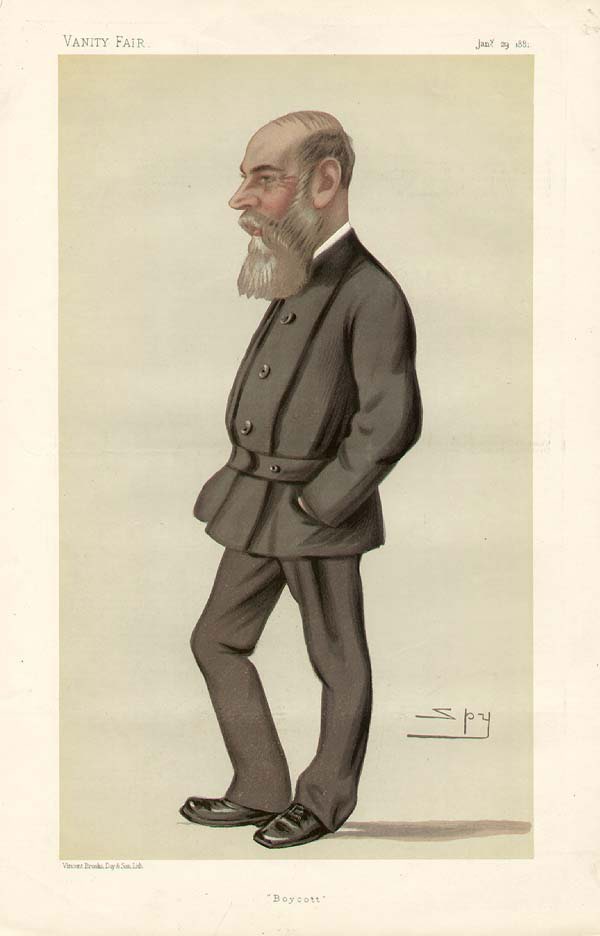 Illustration of Charles Boycott