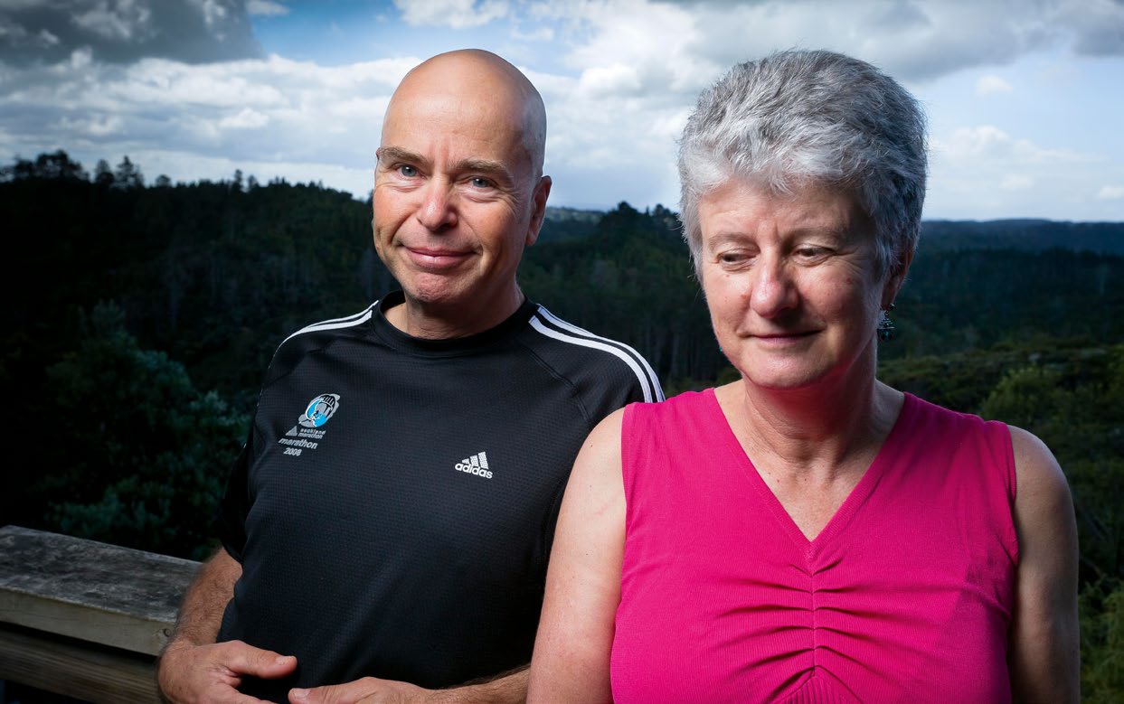 John Potter and his wife Felicity Goodyear-Smith in 2011