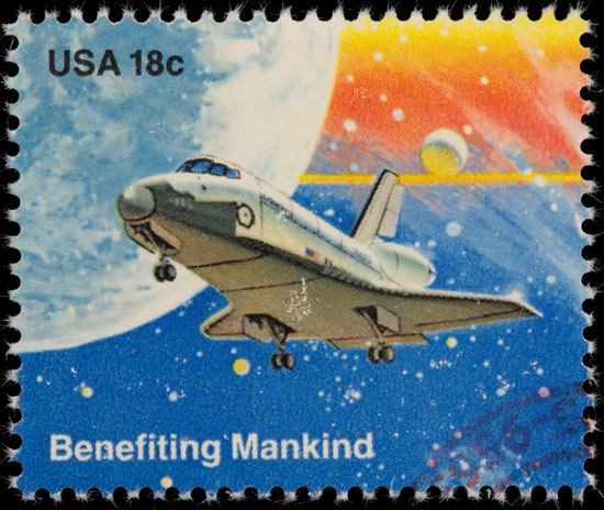 Benefiting mankind, usa stamp