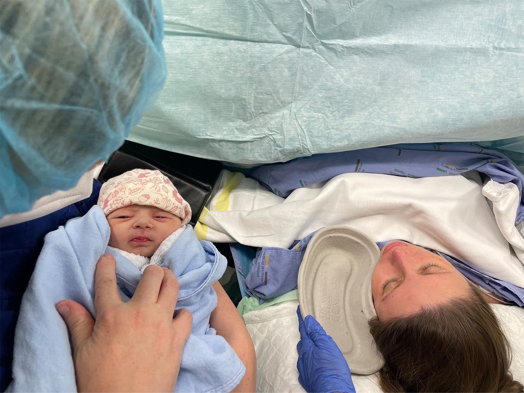 Lizzie and daughter, Ellis Atiraira, born on 19 January at Rotorua Hospital.