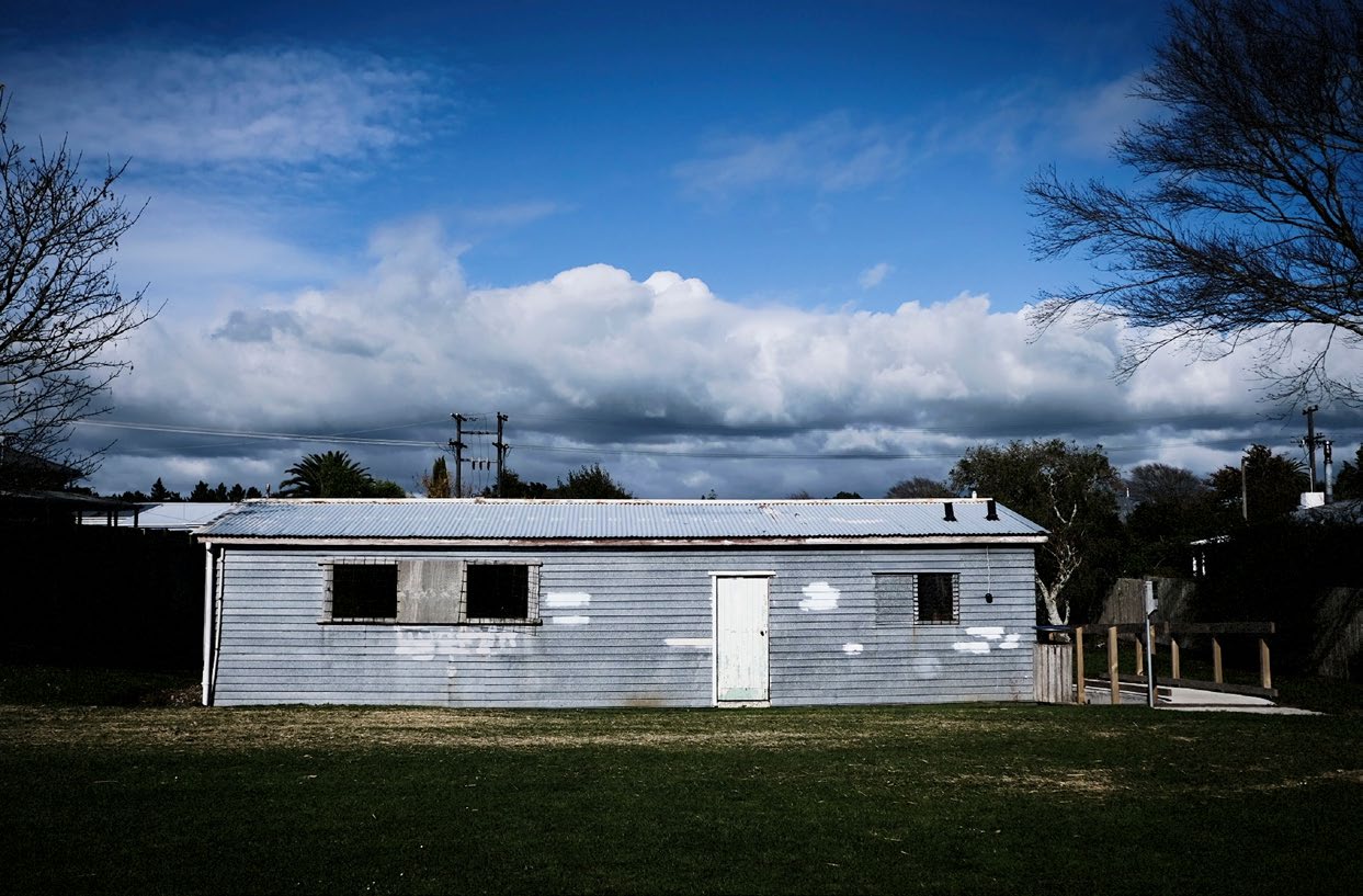 The galvanised iron shed that served as soccer clubrooms on the swampy Taylor Reserve. “This is a rugby town,” the town’s mayor remarked when the grounds were first mooted.