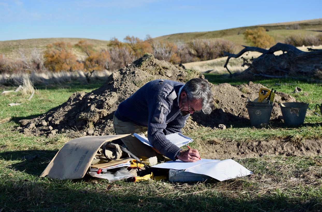 Archaeologist Peter Petchey.