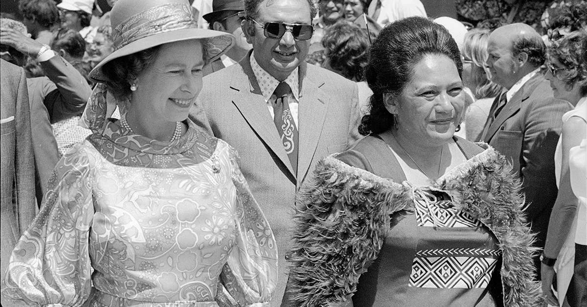 queen's visit to new zealand 1974