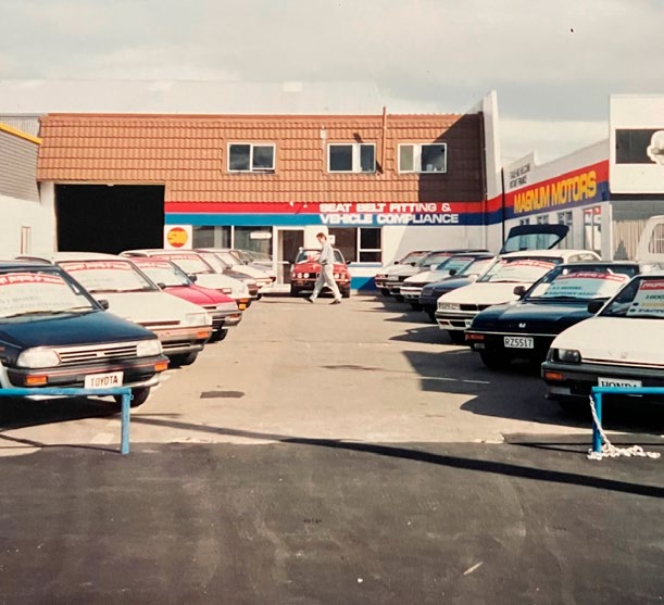 Christchurch used car yard