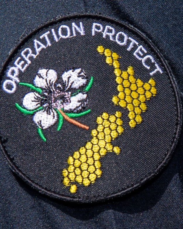 The patch given to personnel involved includes references to health
